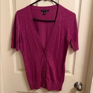 Banana Republic Purple Cardigan Sweater